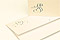 Groom's invitation to the wedding and a thanks to the bride for joining him.
